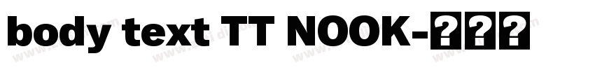body text TT NOOK字体转换 body text TT NOOK字体转换